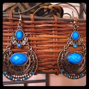 Tropical Bohemian style earrings